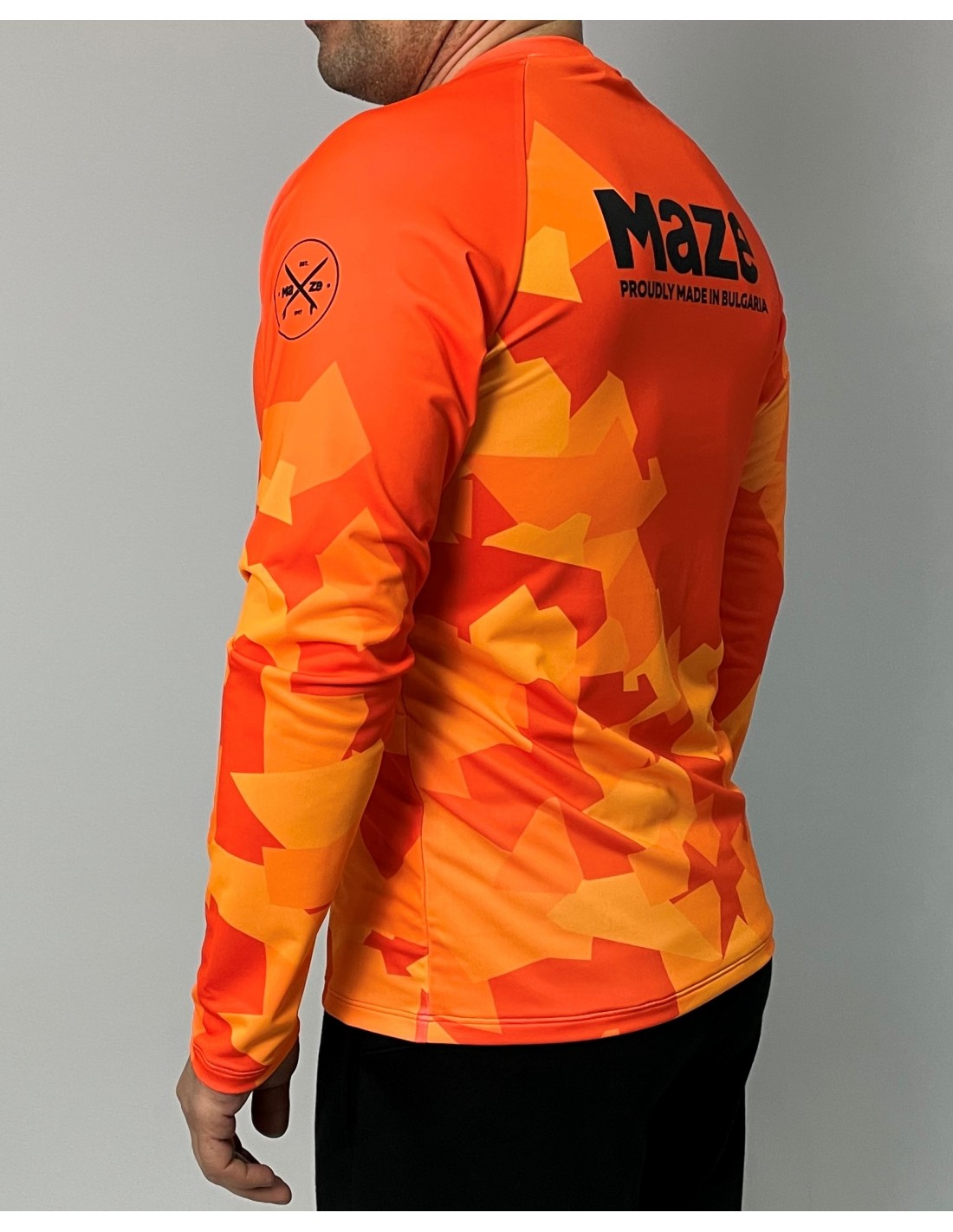 РАШГАРД MAZE CAMO ORANCE